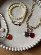 Choker “Honey Jade”