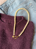 Choker “Honey Jade”