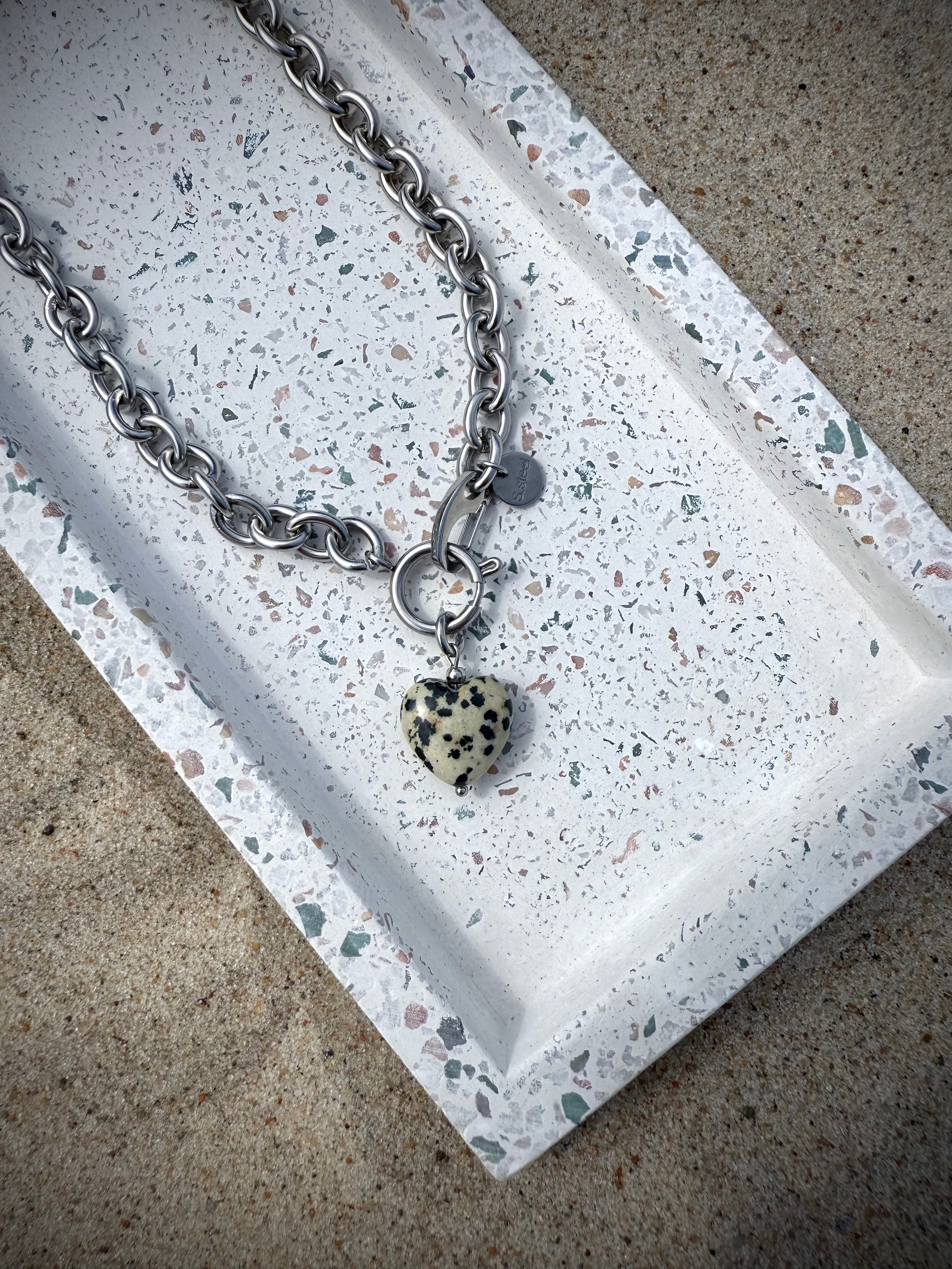 Naszyjnik „Dalmatian Heart”