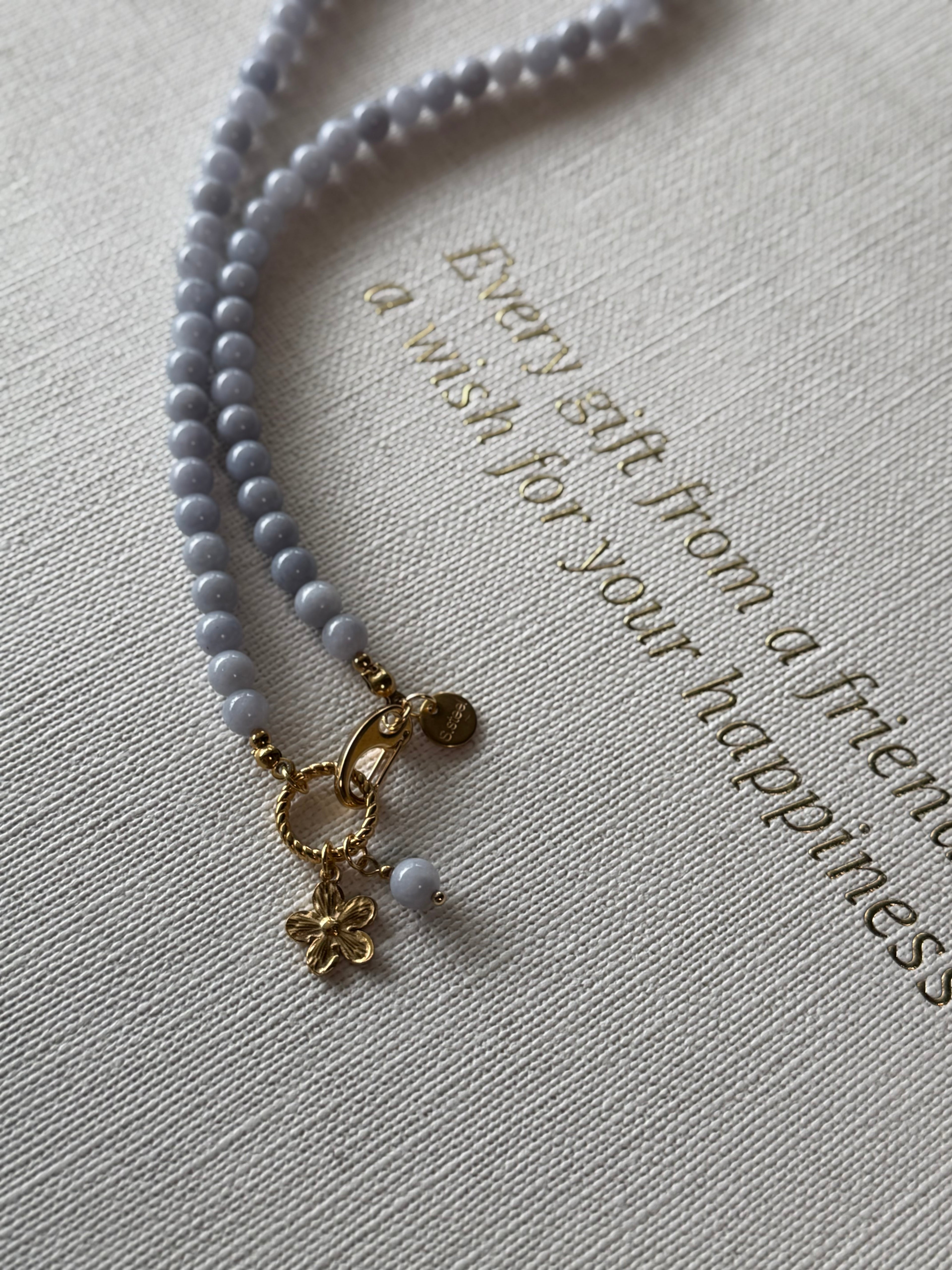 Choker „ Blue Wish”