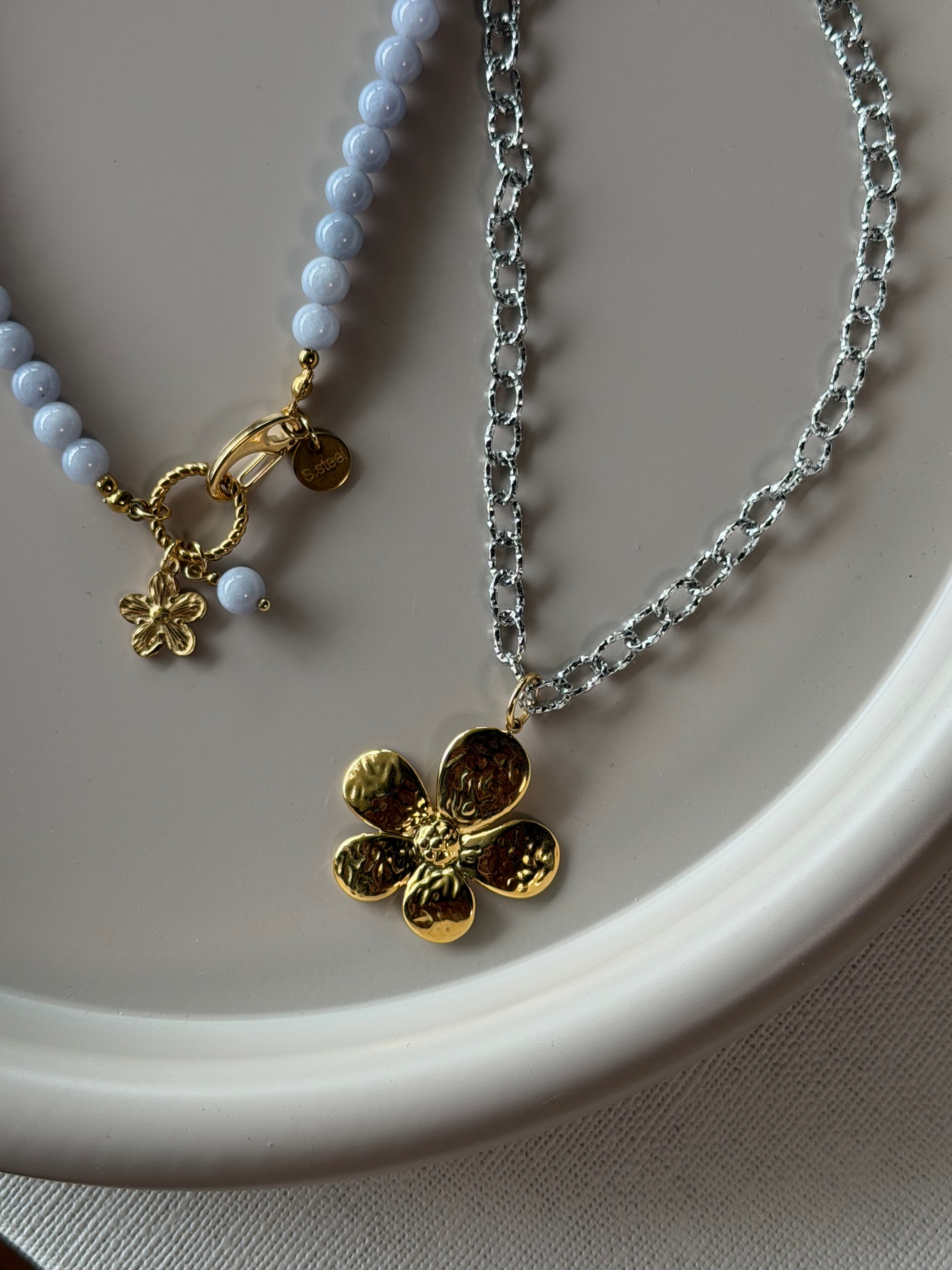 Choker „ Blue Wish”