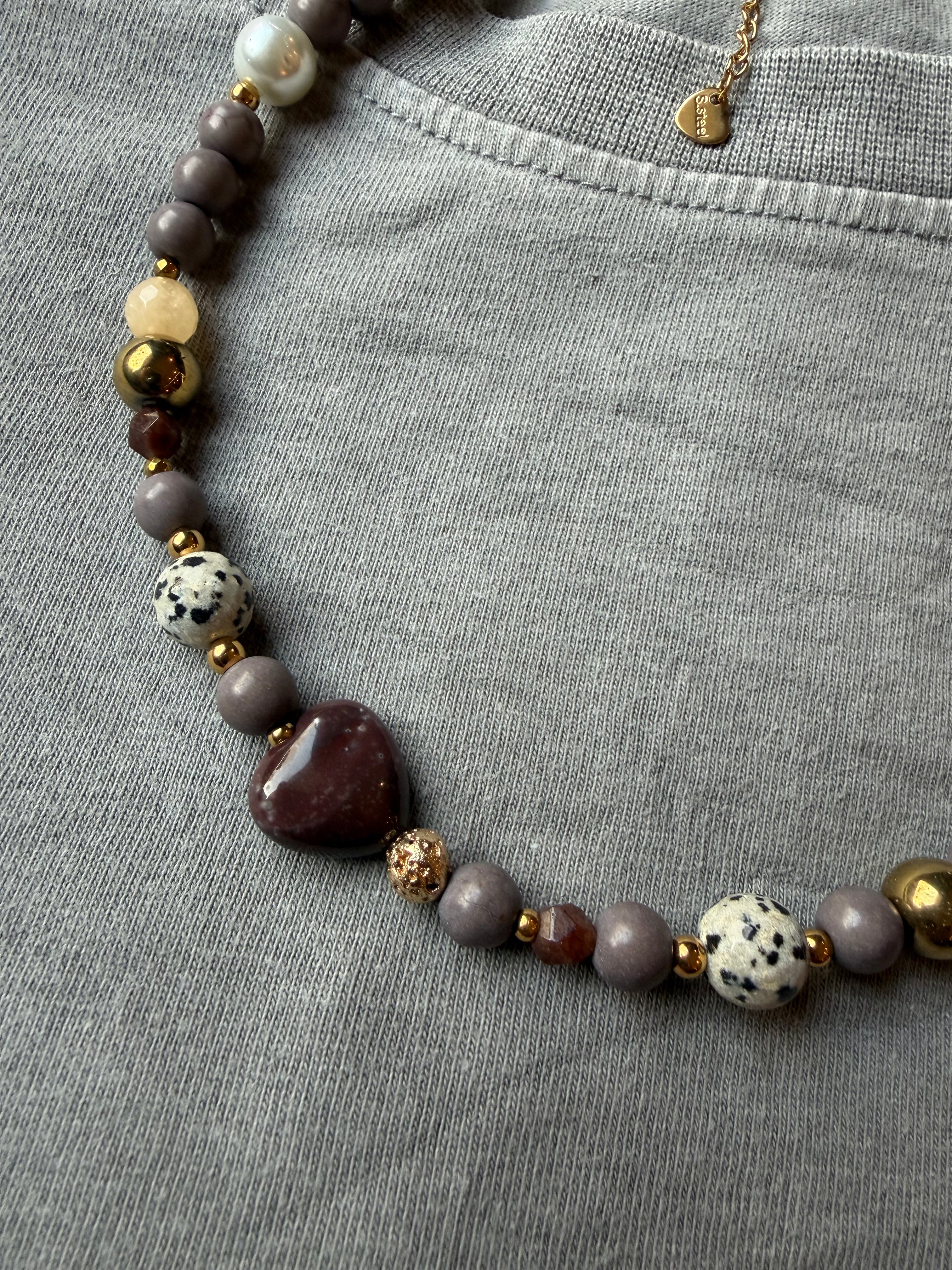 Naszyjnik „Indian Agate Heart”