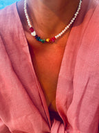 Naszyjnik „Pearl Rainbow”
