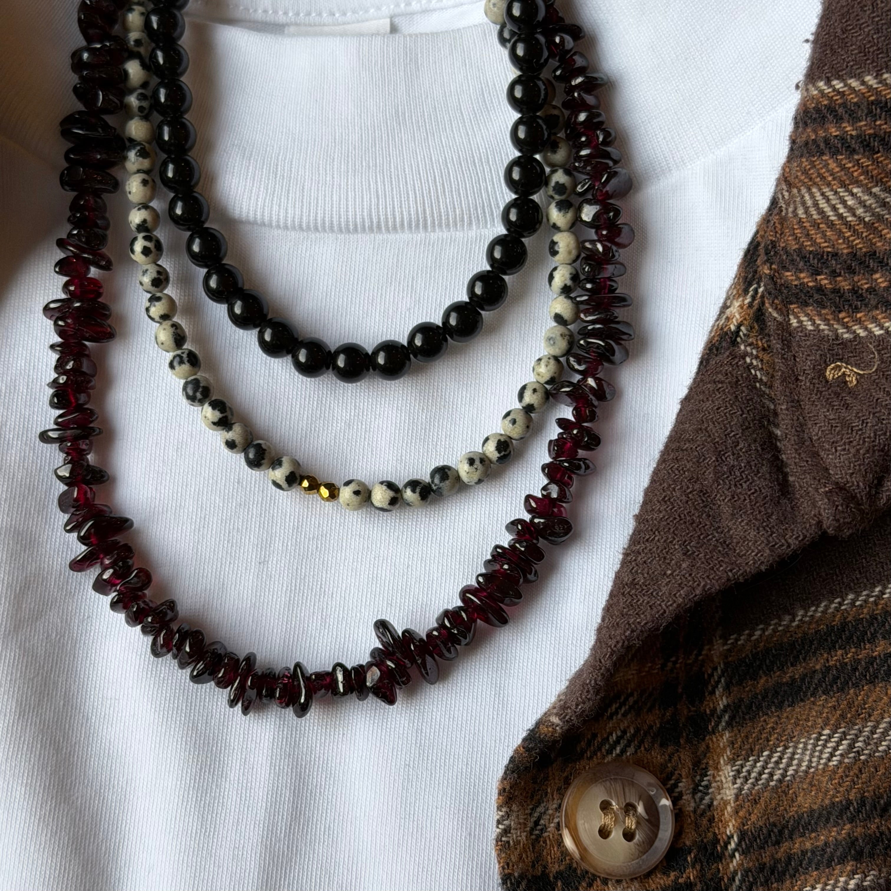 Naszyjnik „Garnet & Ruby Heart”
