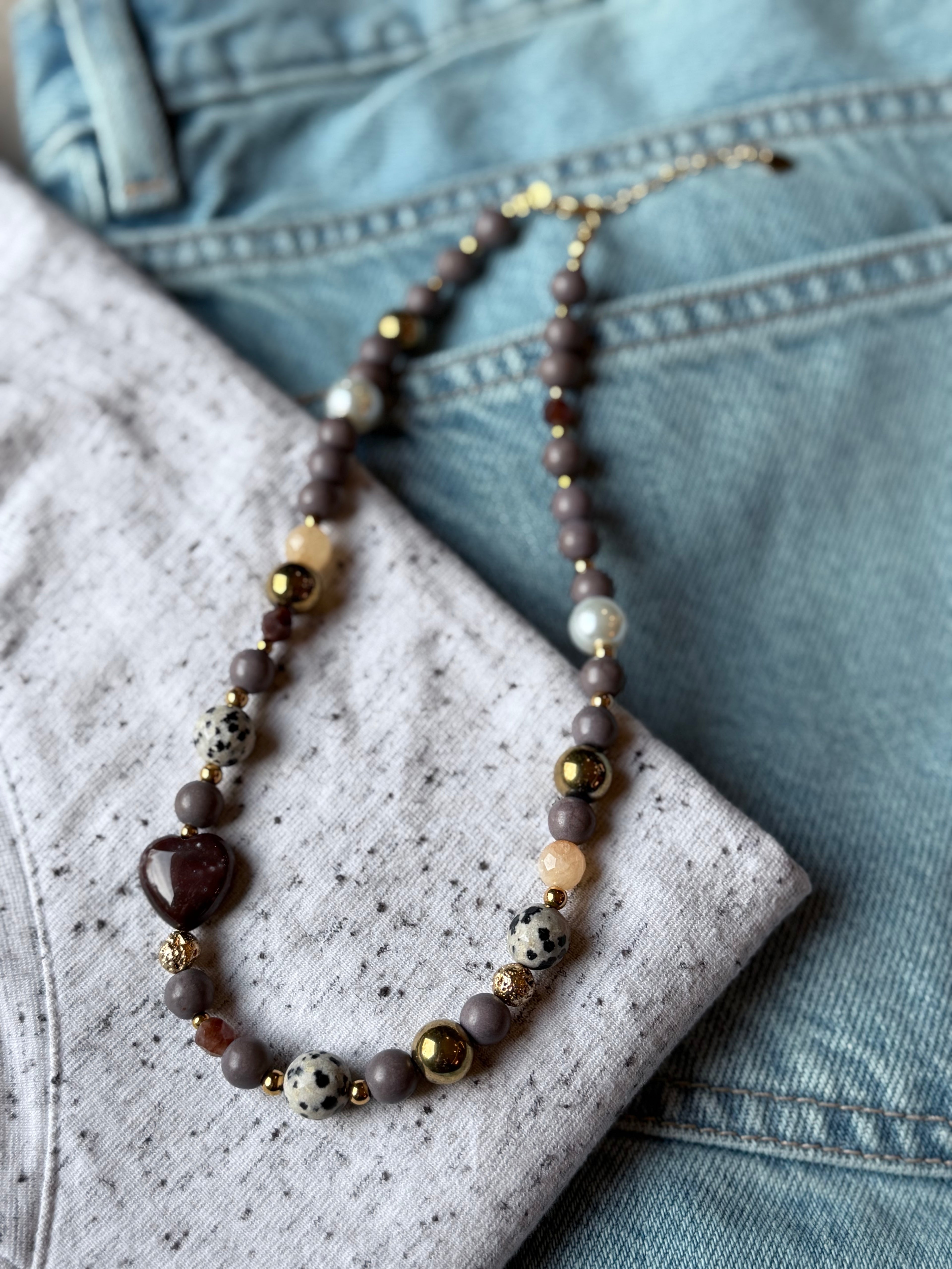 Naszyjnik „Indian Agate Heart”