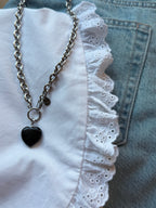 Naszyjnik „Night Glow Silver”