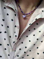 Choker „Blush & Berry”
