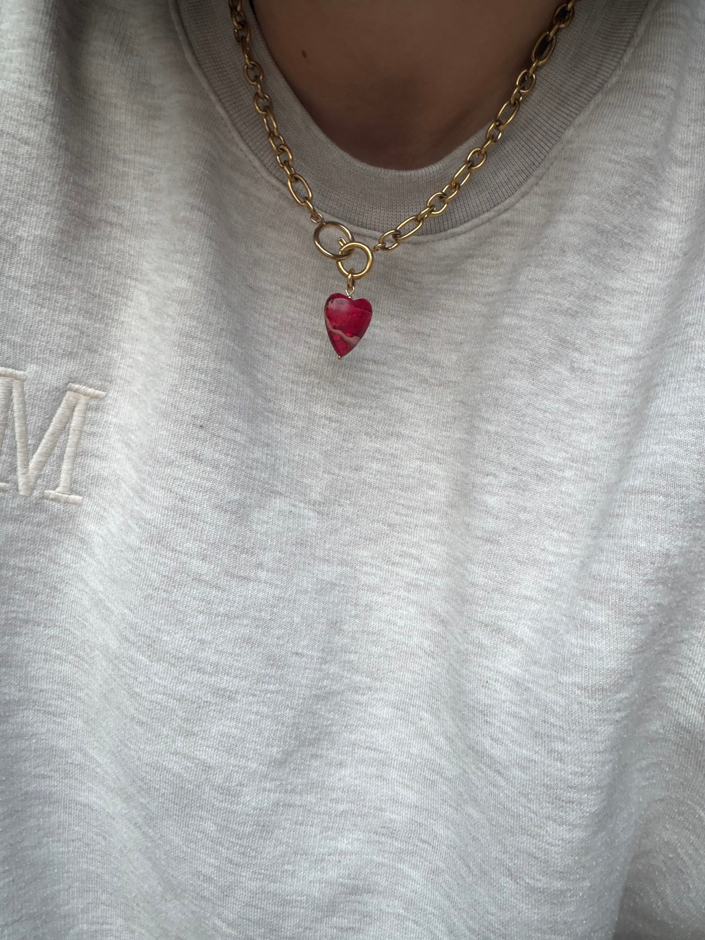 Naszyjnik „Red Energy Heart”