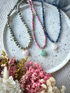 Choker „ Crystal Navy”