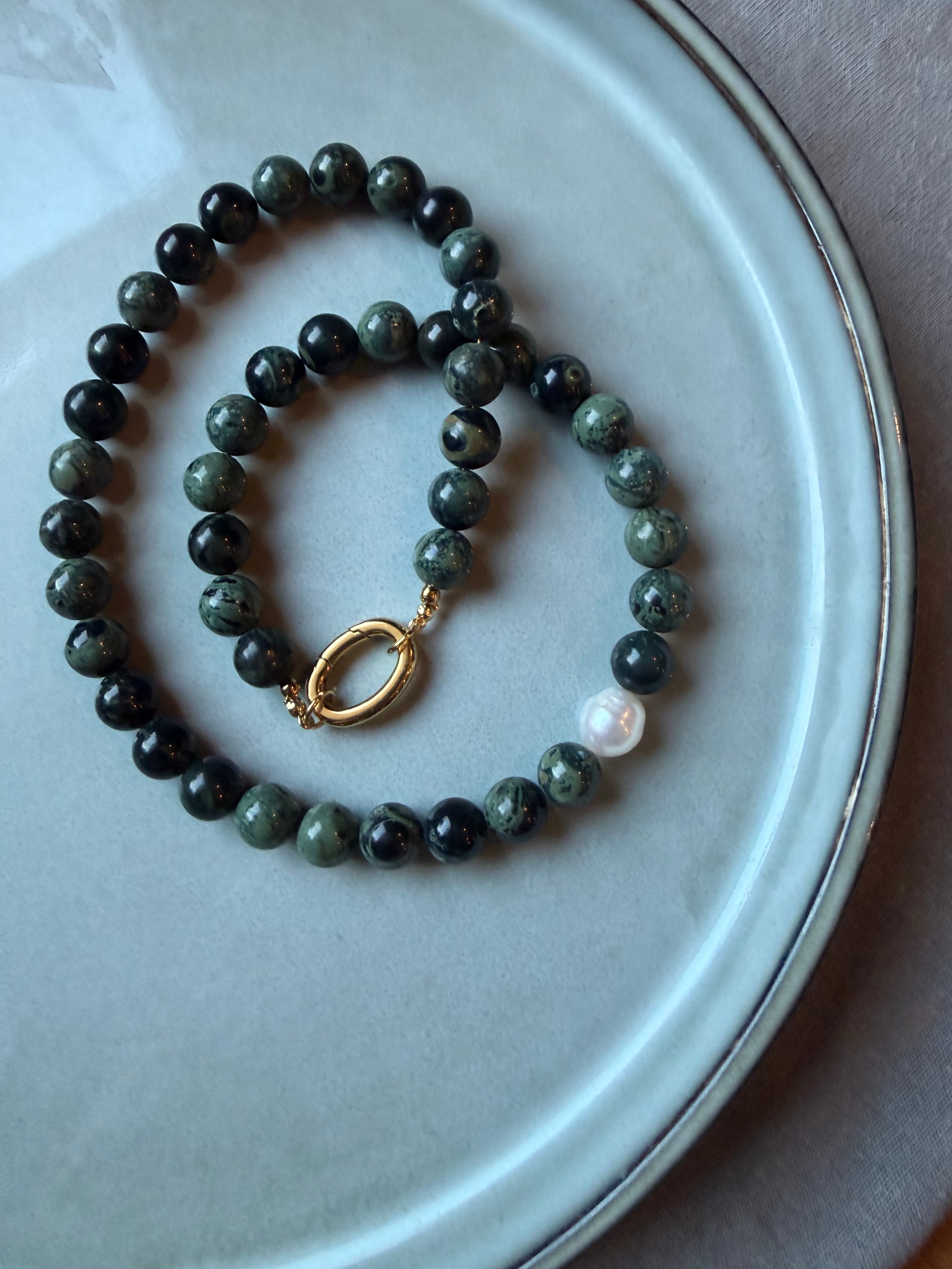 Naszyjnik „Green Harmony”