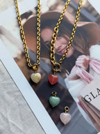 Naszyjnik z jadeitem „Jade Heart”