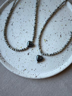Choker „Blush & Berry”