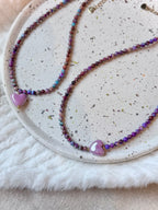 Choker „Blush & Berry”
