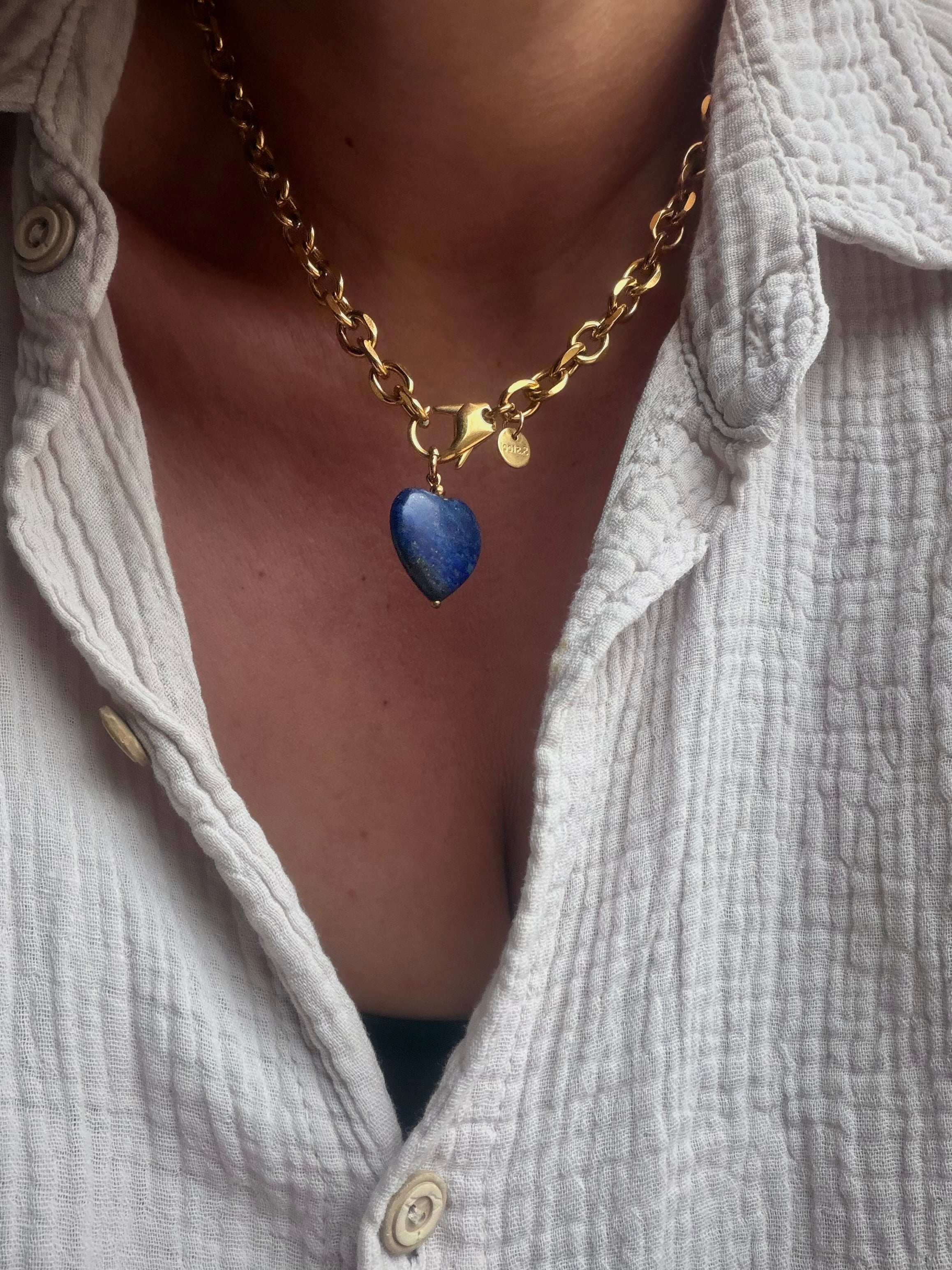 Naszyjnik „ Golden Heart Charm”