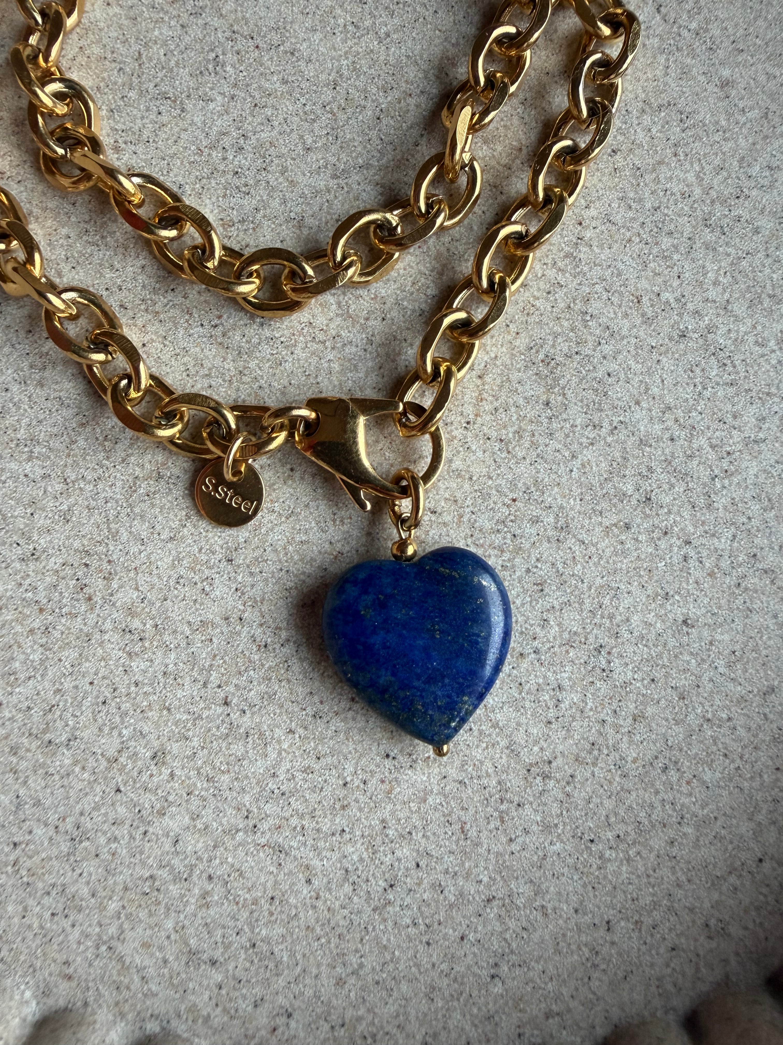 Naszyjnik „ Golden Heart Charm”