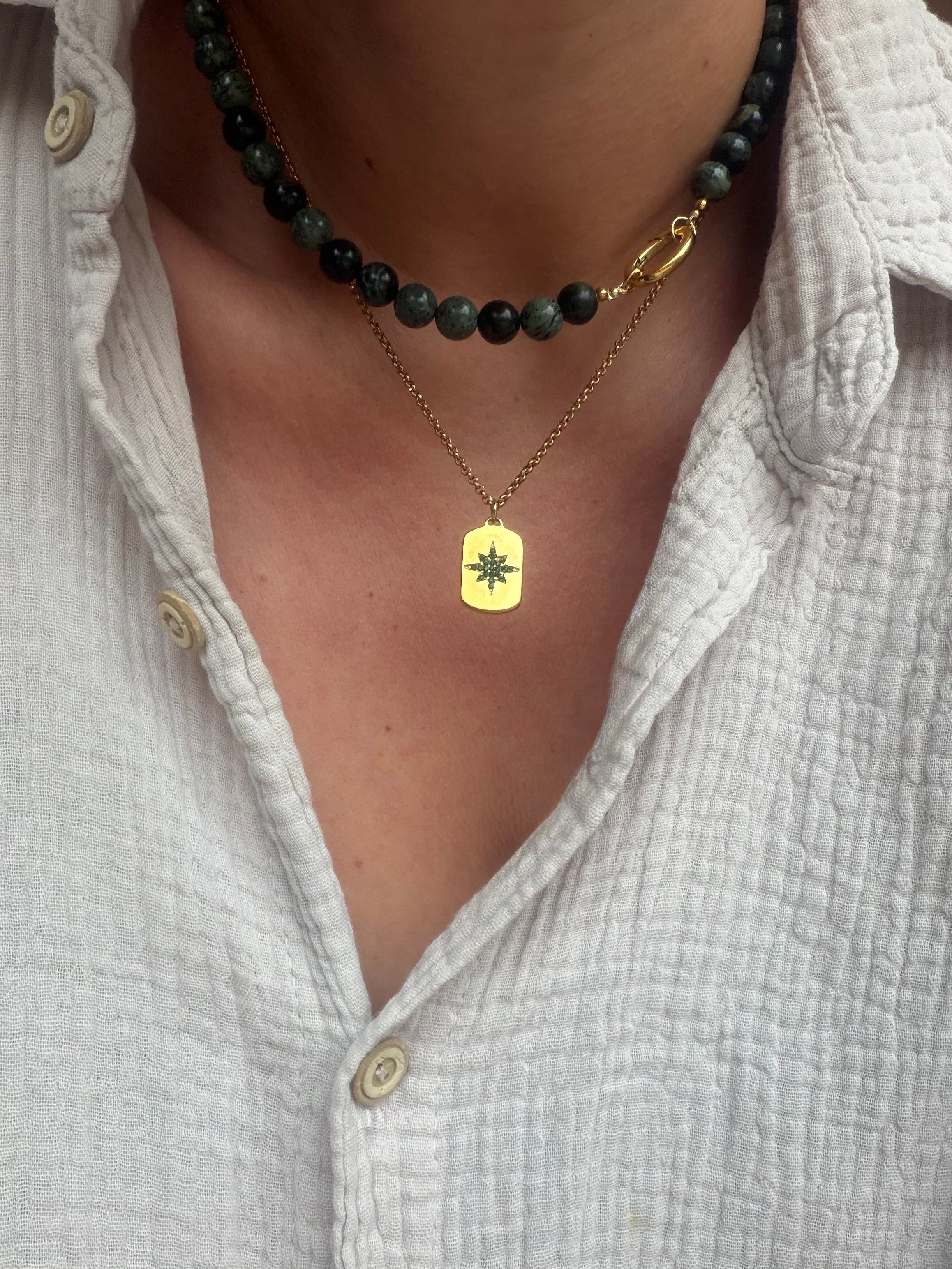 Naszyjnik „Green Harmony”