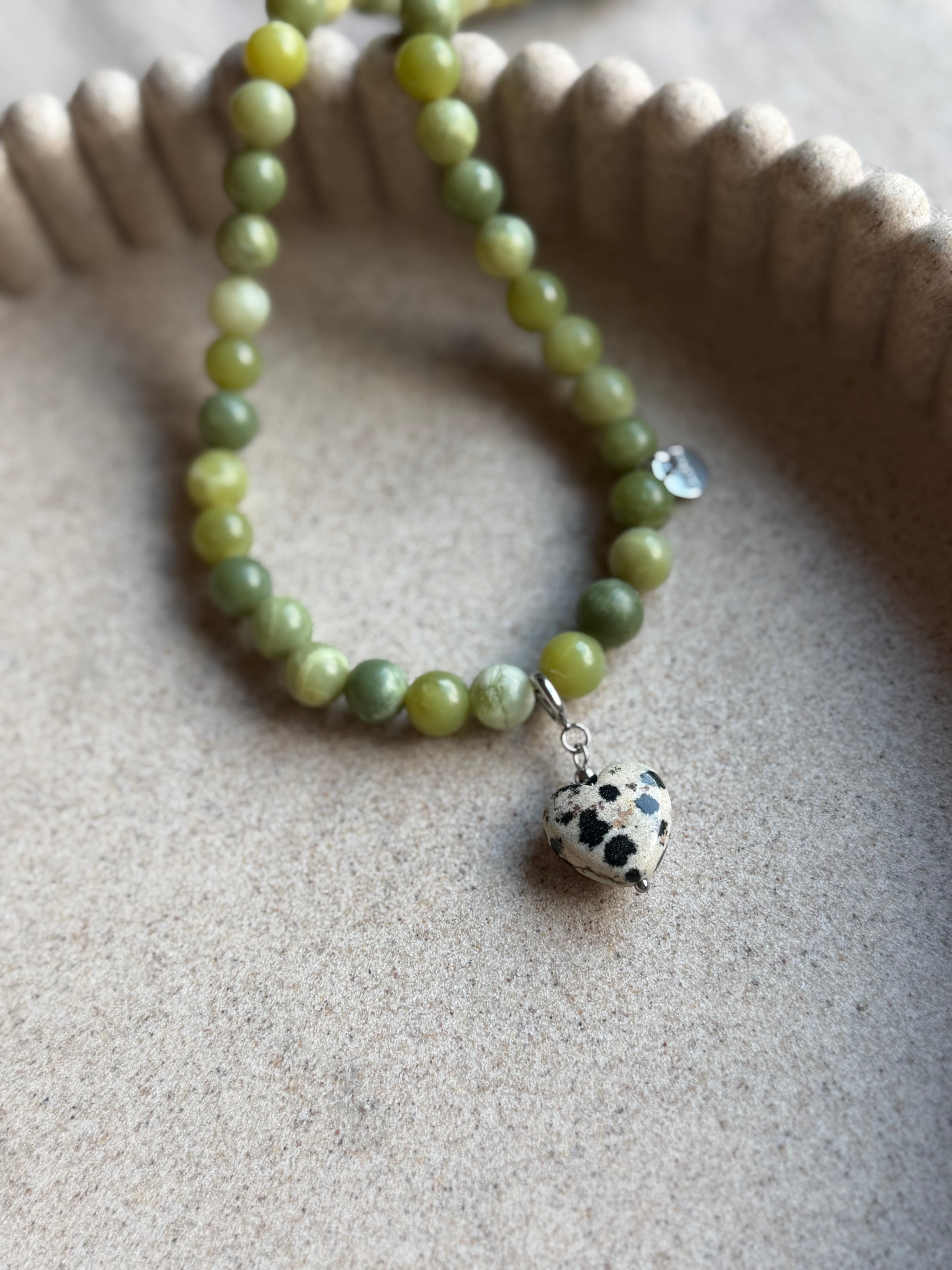Choker „Matcha Wild Heart”