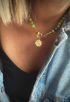 Choker „Matcha Bloom”