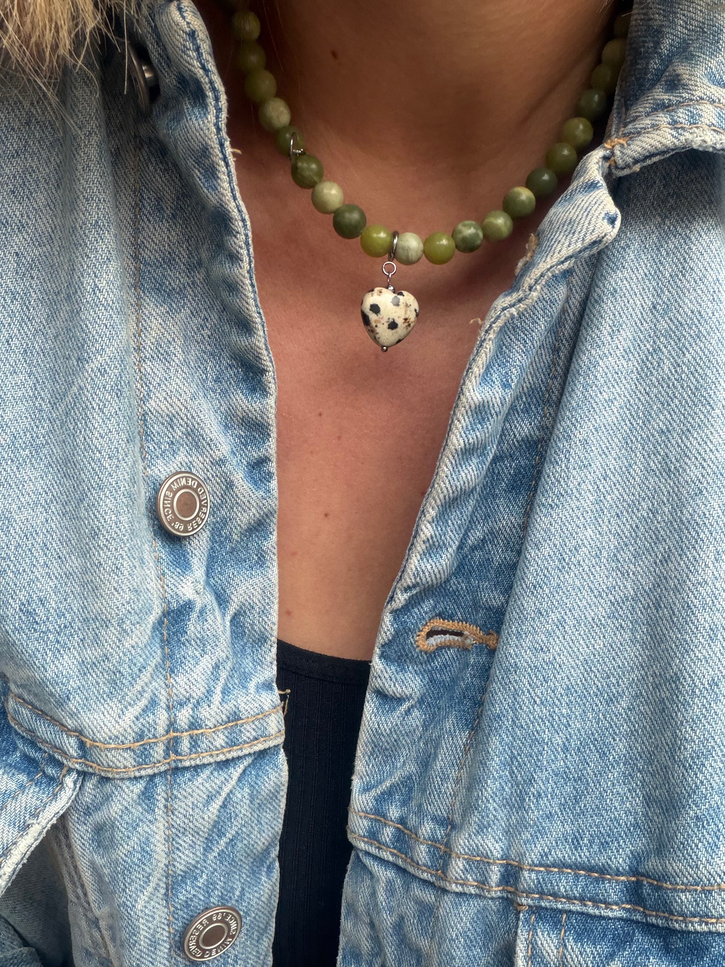 Choker „Matcha Wild Heart”